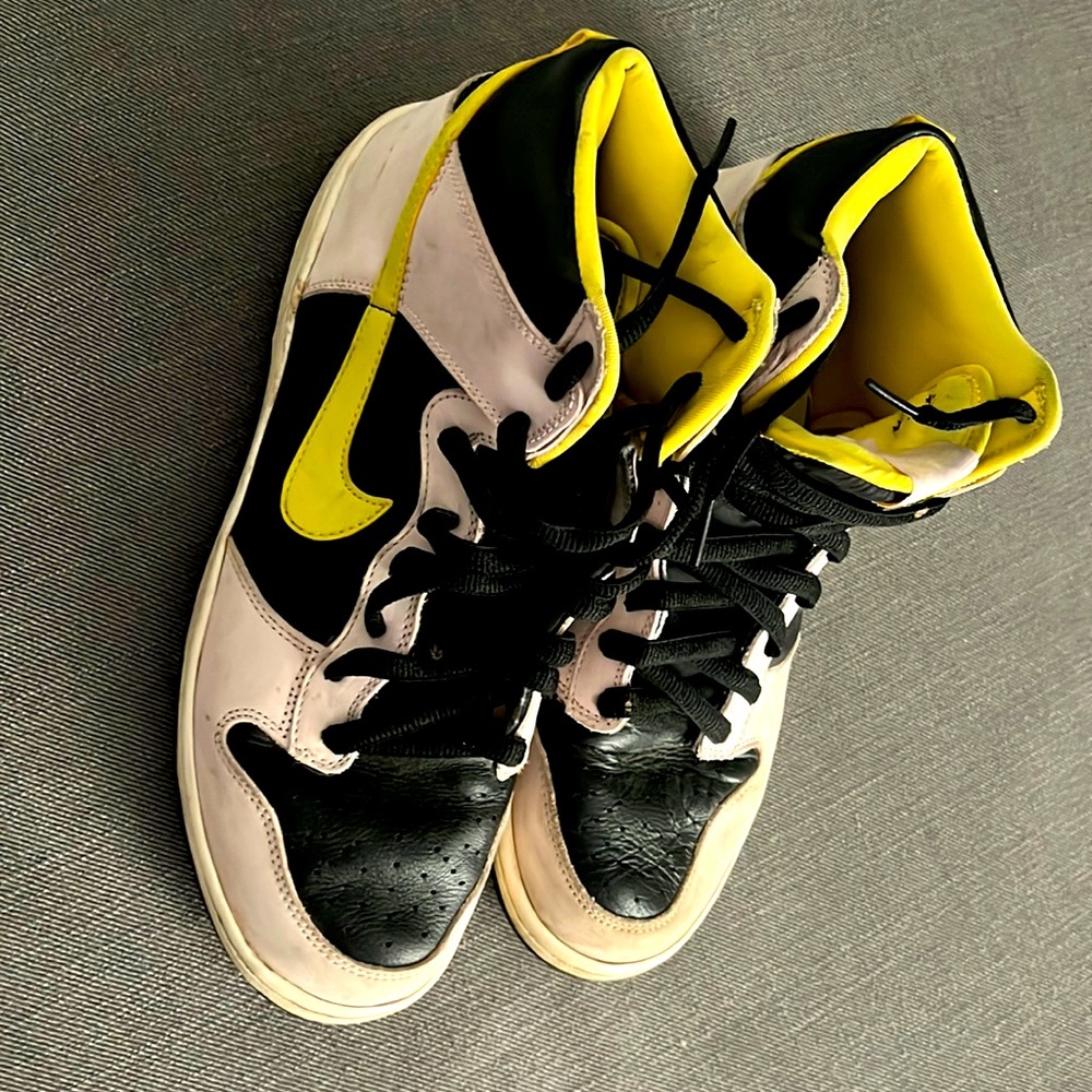 White Yellow Black Nikes